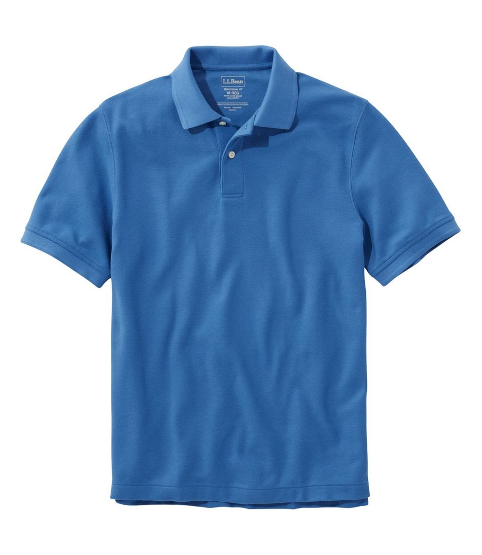 Men's Premium Double L® Polo, Short-Sleeve Without Pocket, Traditional Fit