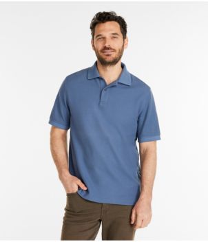Men's Premium Double L® Polo Banded, Short-Sleeve Without Pocket