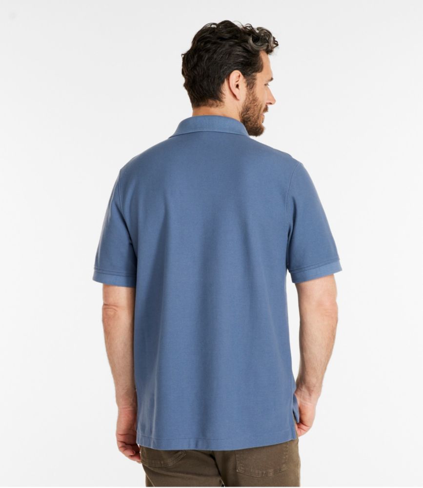Men's Premium Double L® Polo Banded, Short-Sleeve Without Pocket
