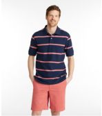 Men's Premium Double L® Polo, Banded Short-Sleeve Without Pocket Stripe