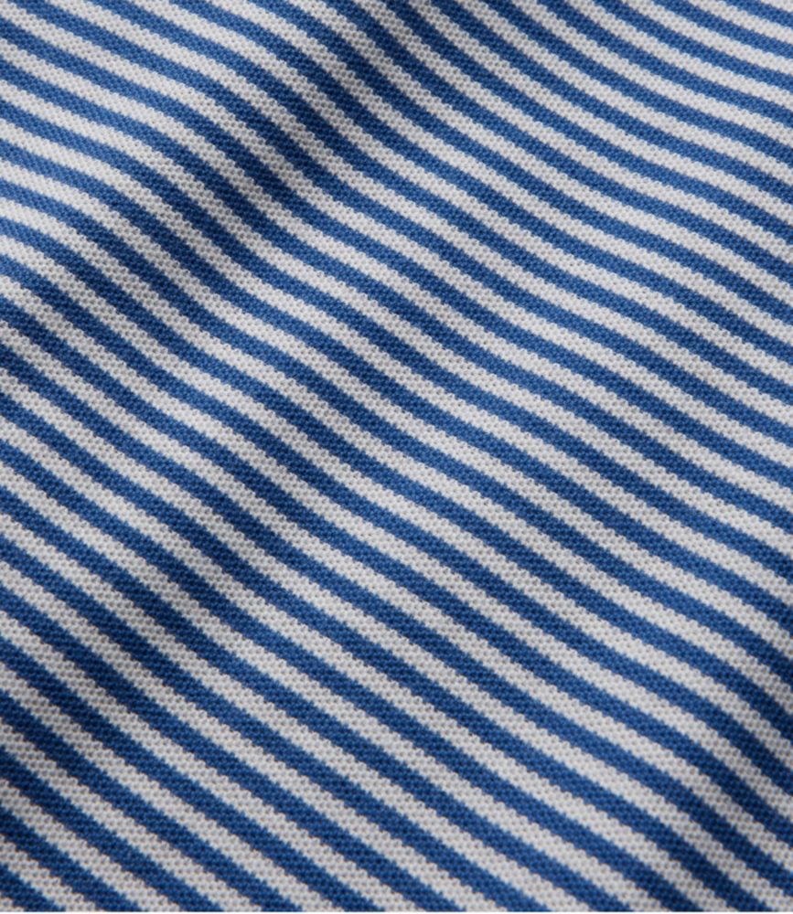Men's Premium Double L® Polo, Banded Short-Sleeve Without Pocket Stripe, Deep Blue, small image number 4