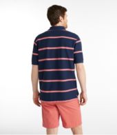 Men's Premium Double L Polo, Banded Short-Sleeve Without Pocket