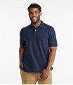 Men's Premium Double L Hemmed-Sleeve Polo with Pocket, Classic Navy, small image number 3