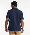 Men's Premium Double L Hemmed-Sleeve Polo with Pocket, Classic Navy, small image number 4