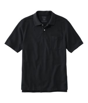 Men's Premium Double L Polo, Hemmed Short-Sleeve with Pocket