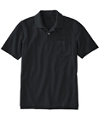 Men's Premium Double L Hemmed-Sleeve Polo with Pocket, Black, small image number 0