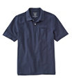 Men's Premium Double L Hemmed-Sleeve Polo with Pocket, Classic Navy, small image number 0