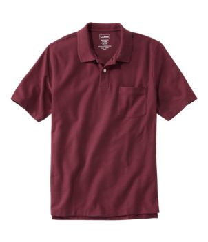 Men's Premium Double L® Polo, Hemmed Short-Sleeve with Pocket