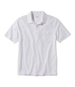 Men's Premium Double L® Polo, Hemmed Short-Sleeve with Pocket