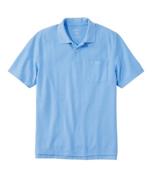 Men's Premium Double L® Polo, Hemmed Short-Sleeve with Pocket