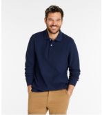 Men's Premium Double L® Polo, Long-Sleeve Without Pocket at L.L. Bean