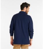 Men's Premium Double L Polo, Long-Sleeve Without Pocket