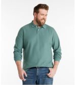 Men's Premium Double L® Polo, Long-Sleeve Without Pocket