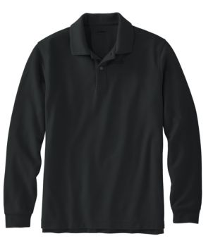 Men's Premium Double L® Polo, Long-Sleeve Without Pocket