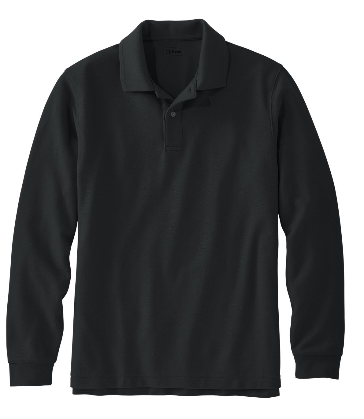 Men's Premium Double L® Polo, Long-Sleeve Without Pocket