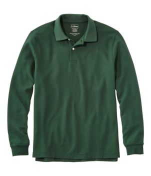 Men's Premium Double L® Polo, Long-Sleeve Without Pocket