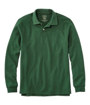 Men's Premium Double L® Polo, Long-Sleeve Without Pocket