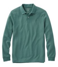 Men's Comfort Stretch Pima Tee Shirt, Long-Sleeve Henley Dark Indigo Heather Xxxl, Cotton Blend Pima Cotton | L.L.Bean