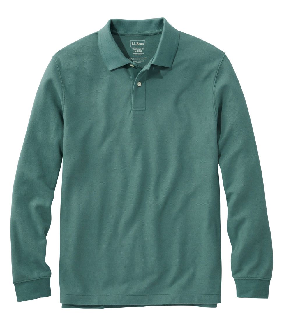 Long sleeve on sale mens polo