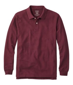 Men's Premium Double L® Polo, Long-Sleeve Without Pocket