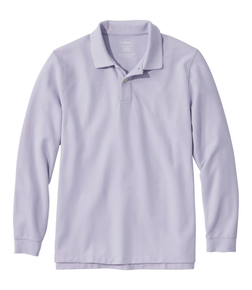 Men's Premium Double L® Polo, Long-Sleeve Without Pocket