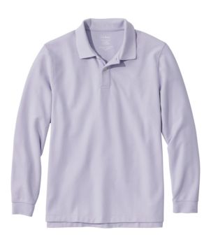 Men's Premium Double L® Polo, Long-Sleeve Without Pocket