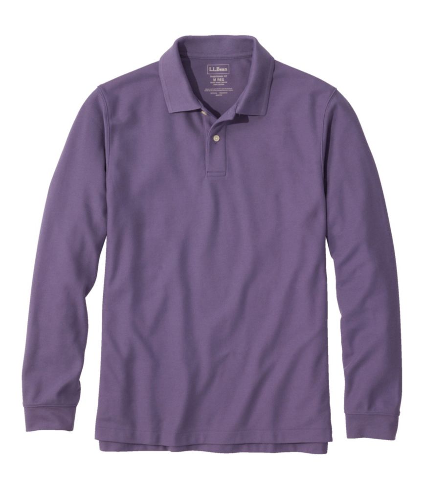 Men s Premium Double L Polo Long Sleeve Without Pocket Polo Shirts L.L.Bean Canada