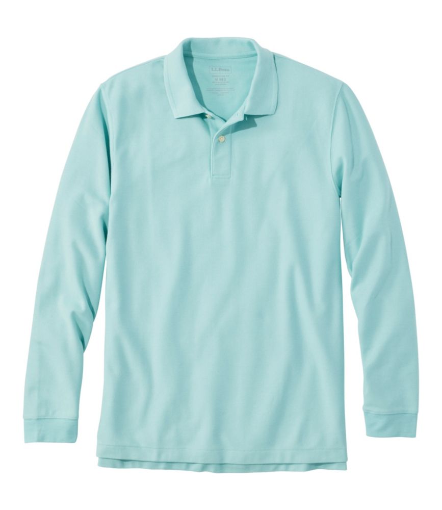 Men's Premium Double L® Polo, Long-Sleeve Without Pocket
