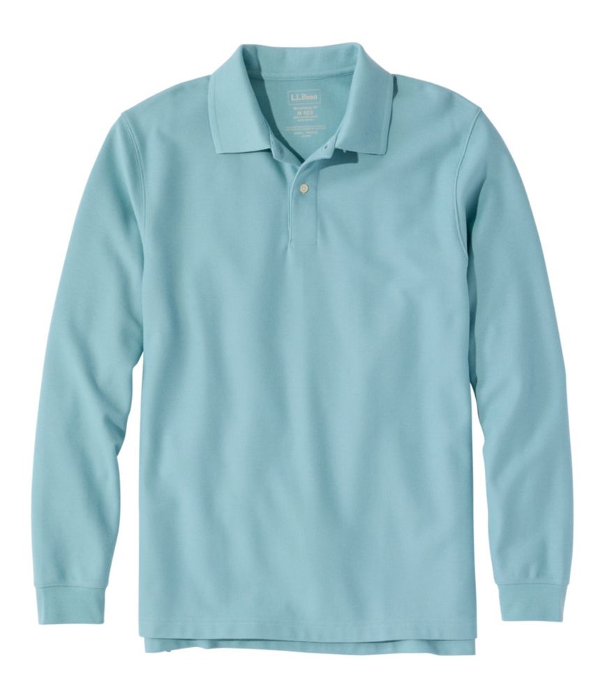 Men's Premium Double L® Polo, Long-Sleeve Without Pocket
