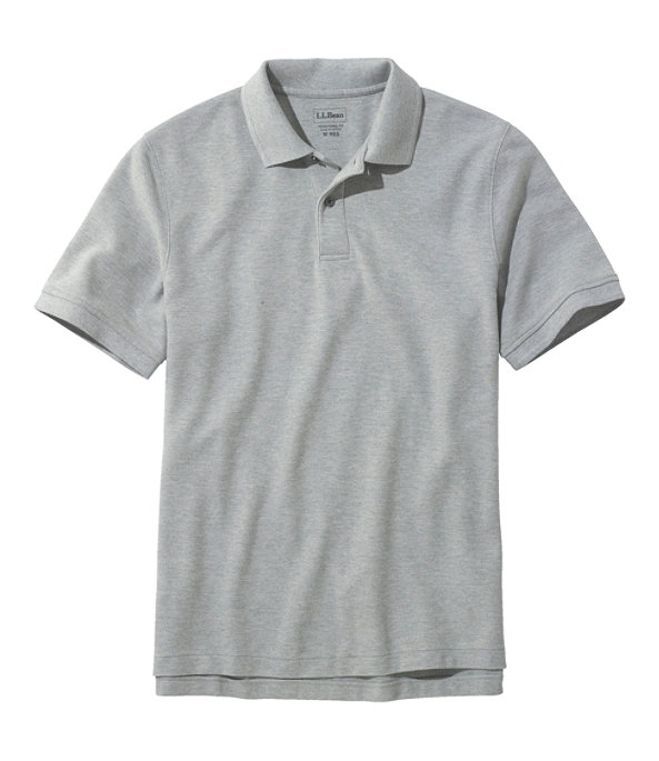 Premium Double L Polo, Light Gray Heather, largeimage number 0