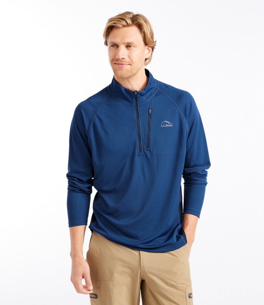 ll bean half zip pullover