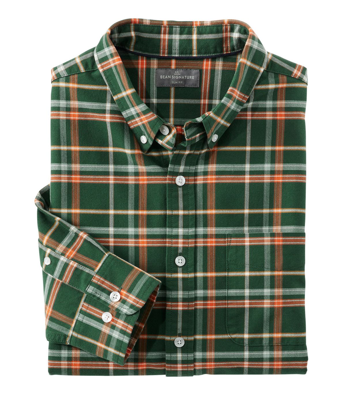 Men's Signature Washed Oxford Cloth Shirt, Plaid at L.L. Bean