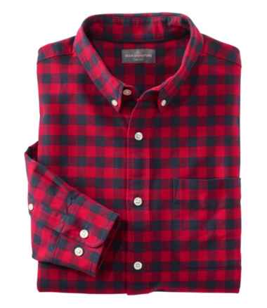 Men's Signature Washed Oxford Cloth Shirt, Plaid