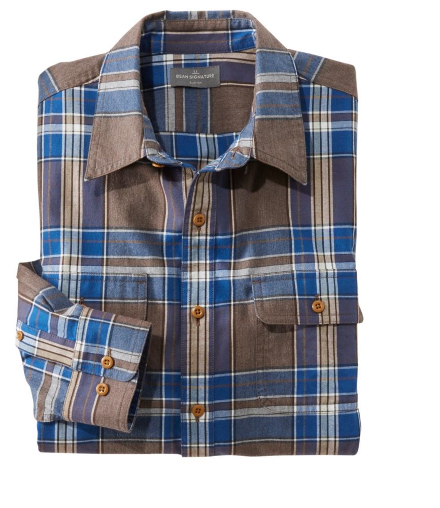 ll bean slim fit flannel
