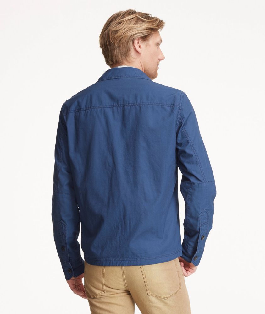 zippered shirt jacket