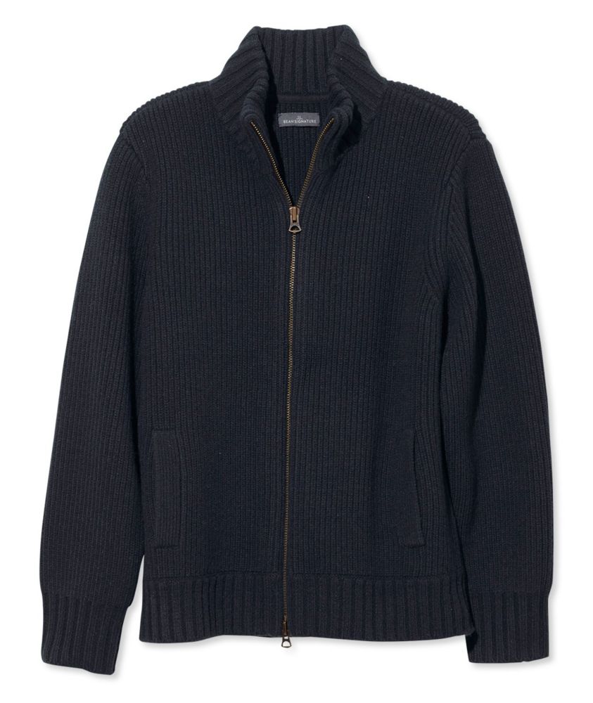 mens wool zip up sweater