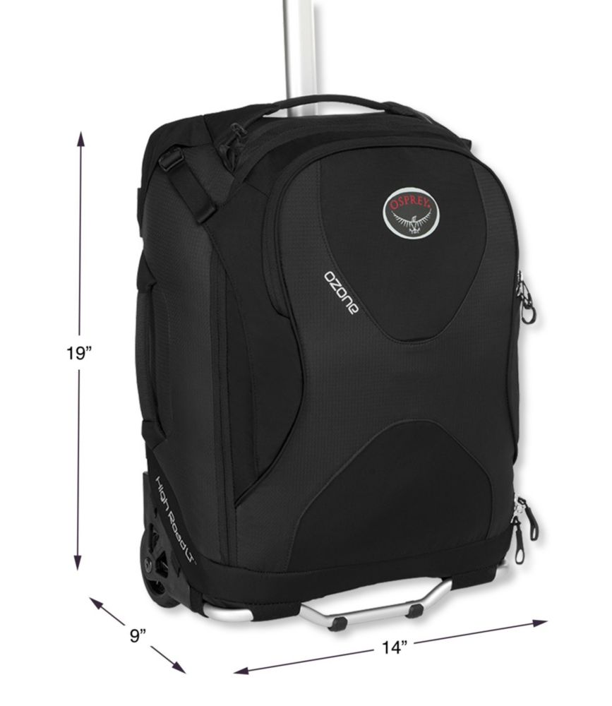 osprey ozone 18 wheeled luggage