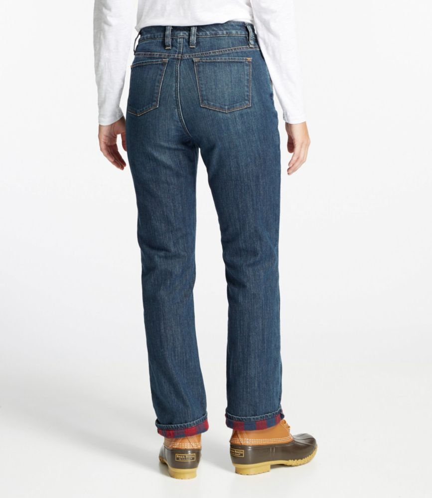 ll bean flannel lined jeans