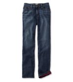 L.L.Bean 1912 Jeans, Classic Fit Straight-Leg Lined