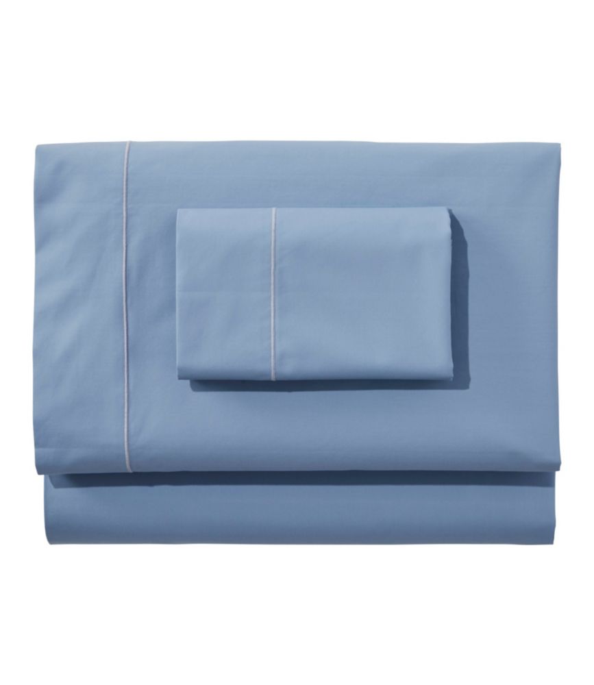 Premium Egyptian Percale Sheet Collection, Soft Blue, small image number 1