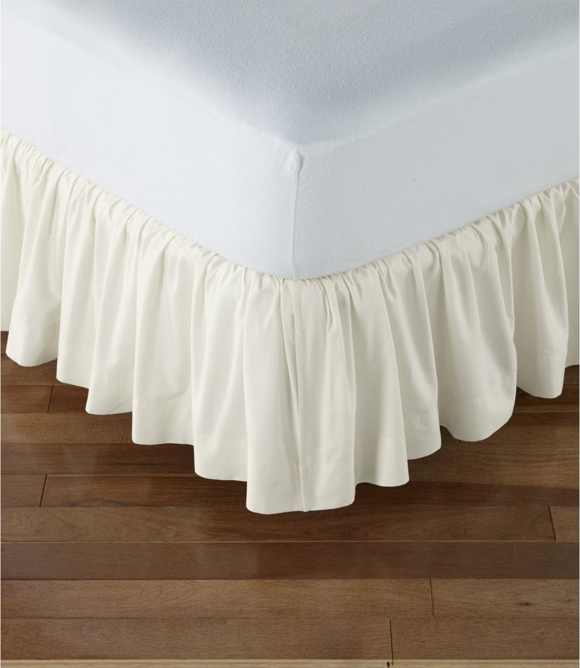Gathered Cotton Bed Skirt
