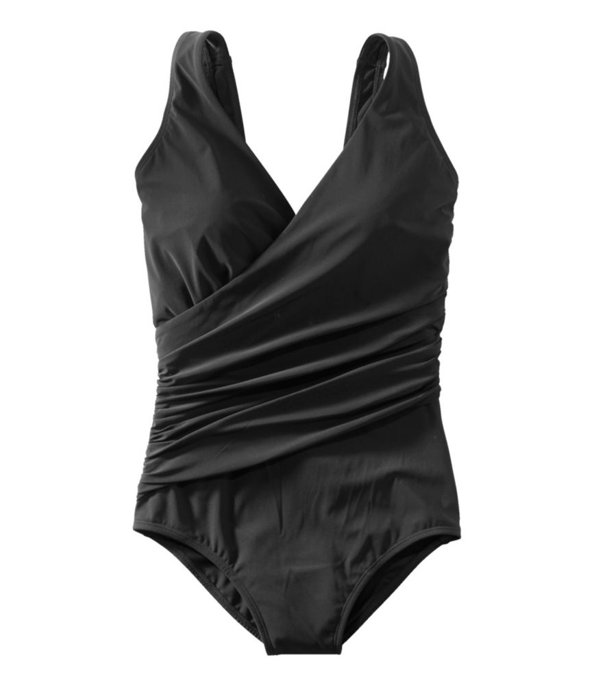 llbean plus size swimsuits