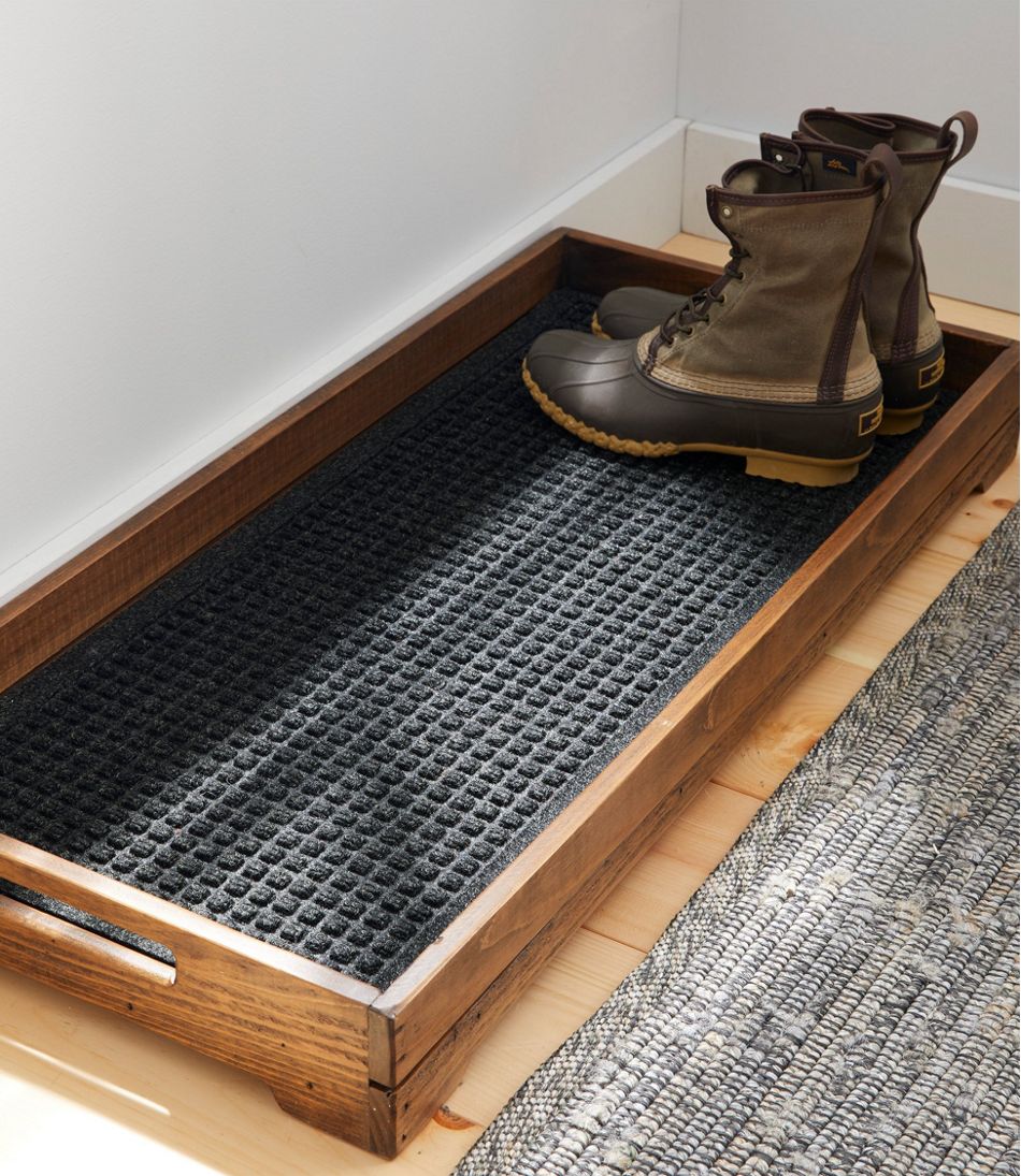 Rustic Wooden Boot Tray
