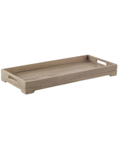 tray boot wooden rustic llbean shoe