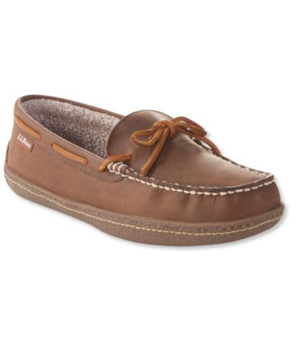 Men's Handsewn Slippers II, Fleece-Lined | Free Shipping at L.L.Bean.