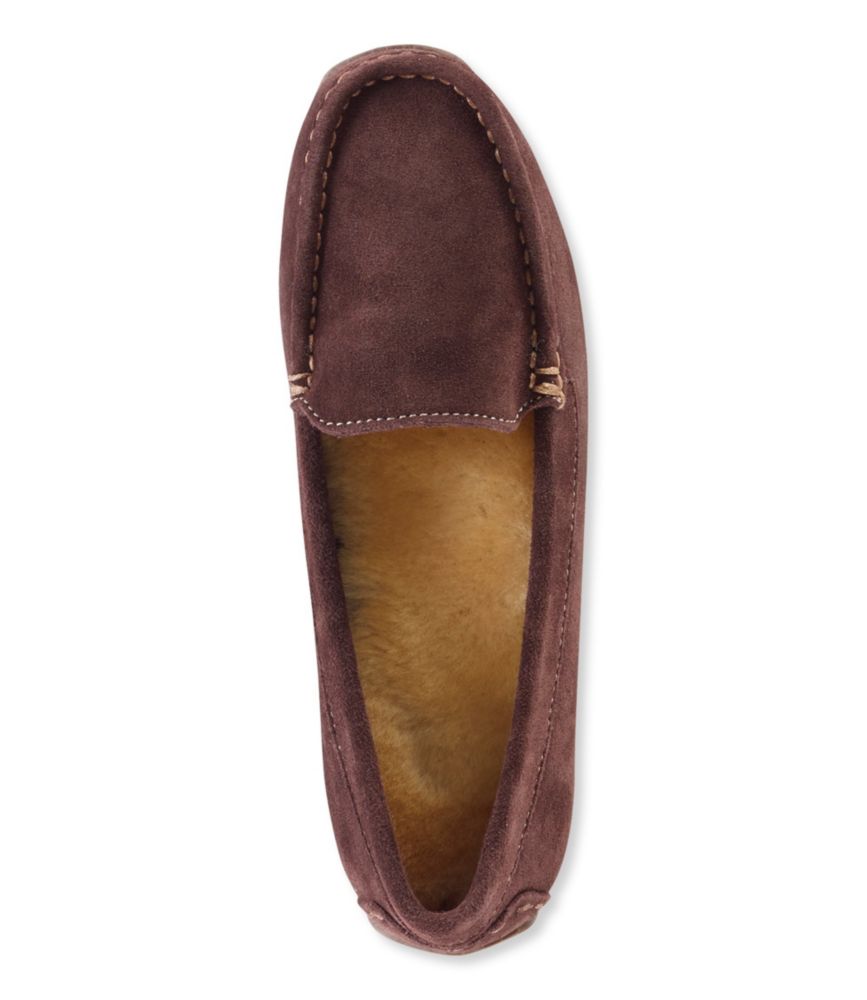 shearling moccasins