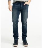 Men's Signature Five-Pocket Jeans with Stretch, Slim Straight