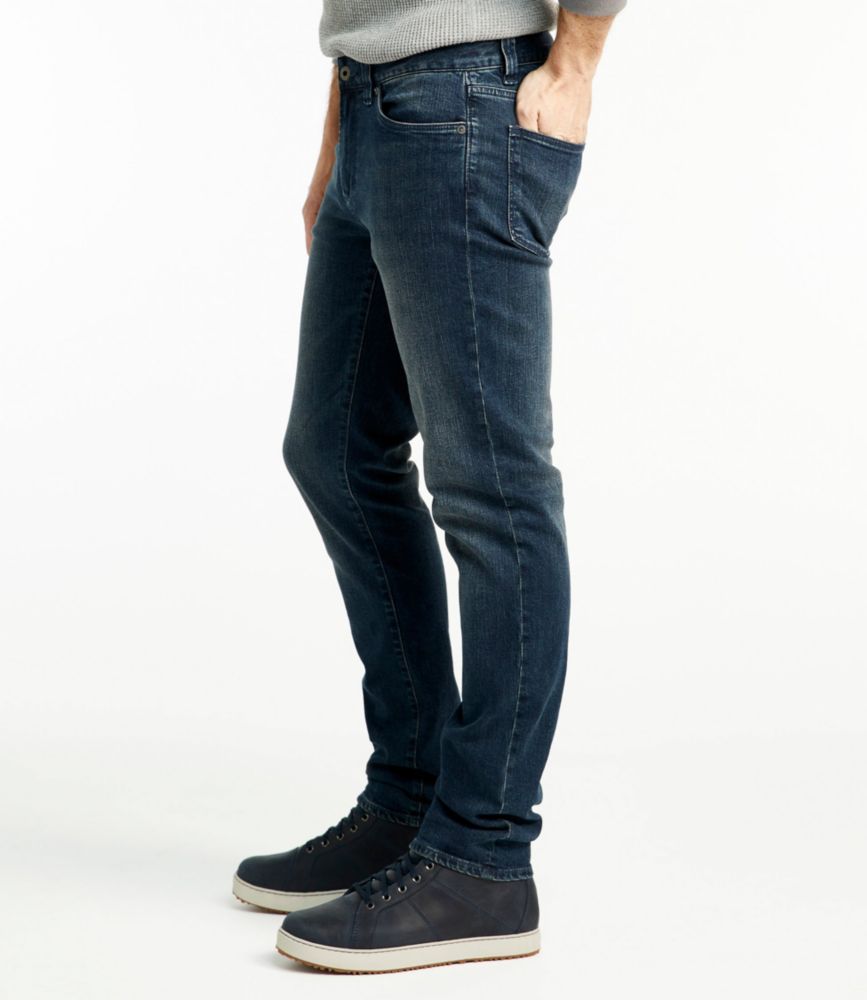 Men's Signature Five-Pocket Jeans with Stretch, Slim Straight, , small image number 2