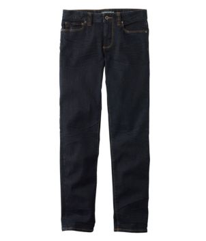 Men's Signature Five-Pocket Jeans with Stretch, Slim Straight