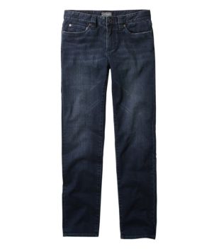 Men's Signature Five-Pocket Jeans with Stretch, Slim Straight